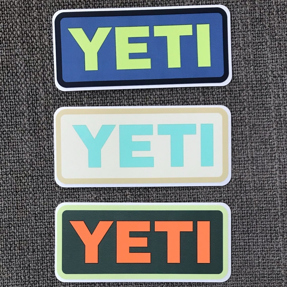 YETI Sticker Set of 6